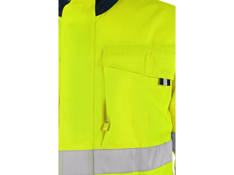 Blůza CXS HALIFAX, výstražná se síťovinou, pánská, žluto-modrá, vel. 46